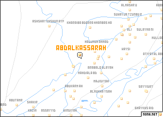 map of ‘Abd al Kassārah