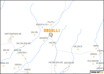 map of Abdallı