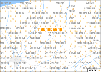 map of Ābdāngesar