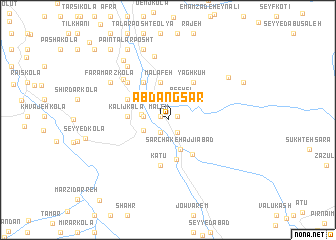 map of Āb Dang Sar