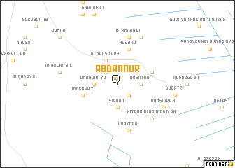 map of ‘Abd an Nūr