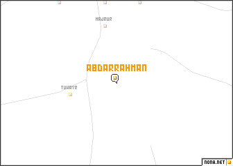 map of ‘Abd ar Raḩmān