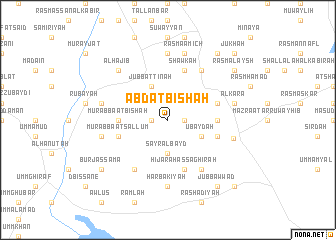 map of ‘Abdat Bīshah