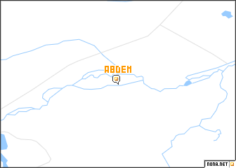 map of Abdem