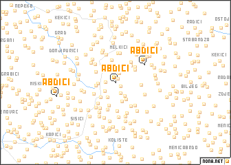 map of Abdići