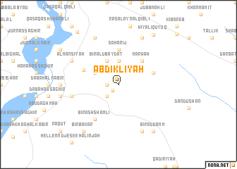 map of ‘Abdiklīyah