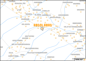 map of ‘Abdolābād