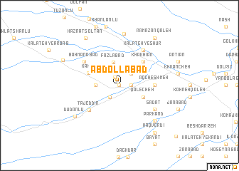 map of ‘Abdollābād