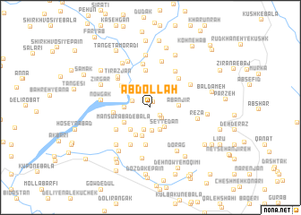 map of ‘Abdollāh