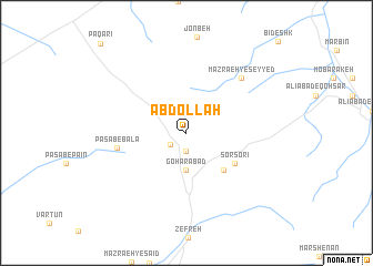 map of ‘Abdollāh