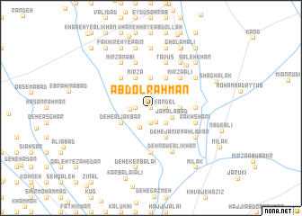 map of ‘Abd ol Raḩmān
