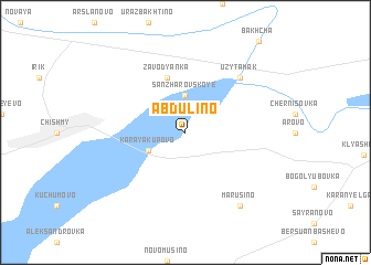 map of Abdulino