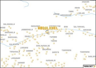 map of Abdul Khel