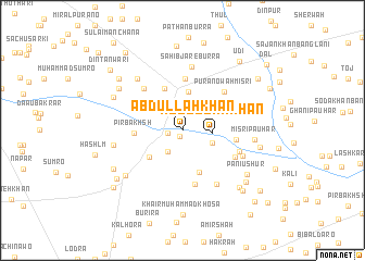 map of Abdullāh Khān