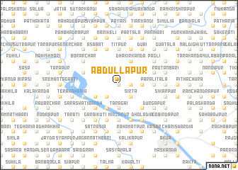 map of Ābdullāpur