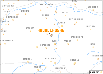 map of Abdullauşağı