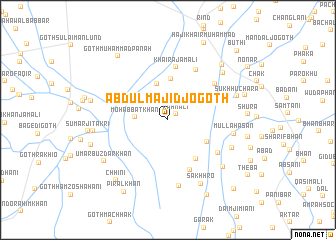 map of Abdul Majīd jo Goth