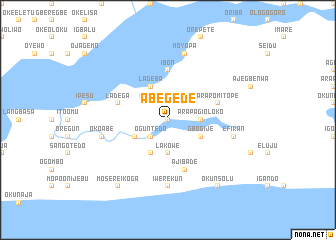 map of Abegede