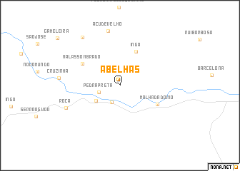 map of Abelhas