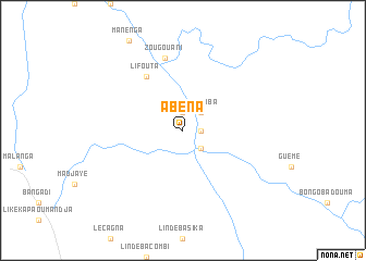 map of Abéna