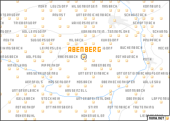 map of Abenberg