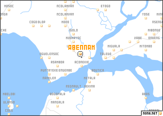 map of Abennam