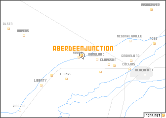 map of Aberdeen Junction