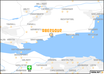 map of Aberdour