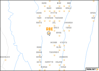 map of Abe