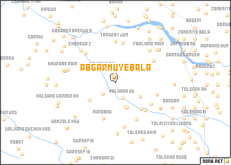 map of Āb Garmū-ye Bālā