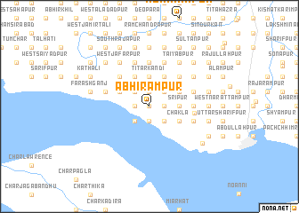 map of Abhirāmpur