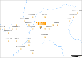 map of Abiane