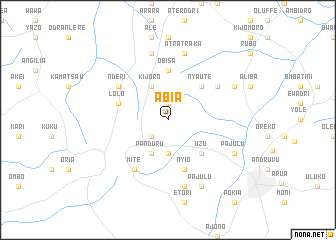 map of Abia