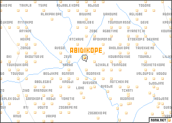 map of Abidikopé