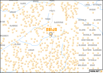 map of Abija