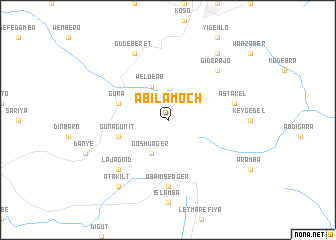 map of Ābīlamoch