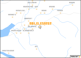 map of Abilélé Sarer