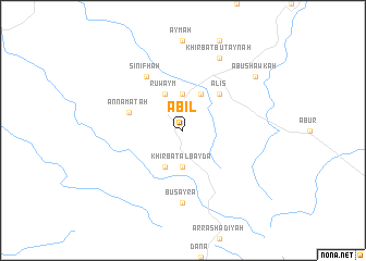 map of ‘Ābil
