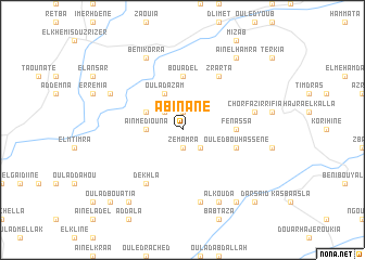 map of Abinane