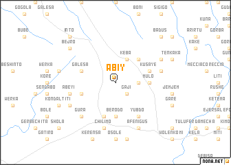 map of Ābīy