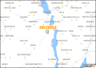 map of Abizanda