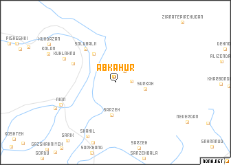 map of Āb Kahūr