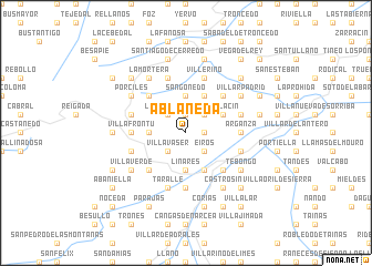 map of Ablaneda