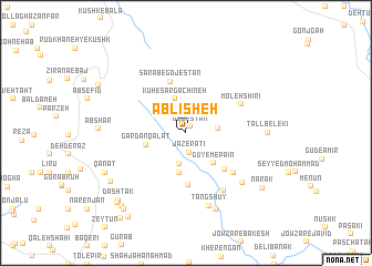map of Āblīsheh