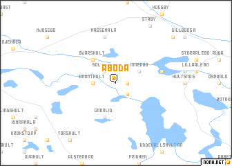 map of Aboda