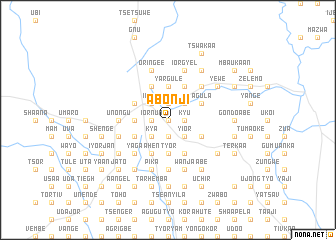 map of Abonji
