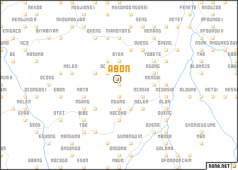 map of Abon