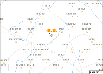 map of Aboru