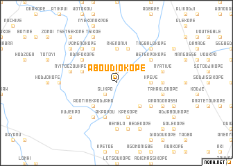 map of Aboudiokopé