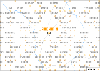 map of Abowinim